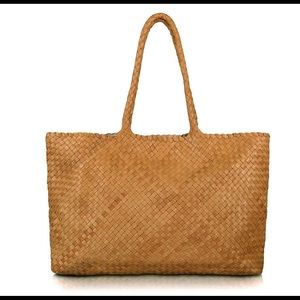 Italian Vachetta leather large tote